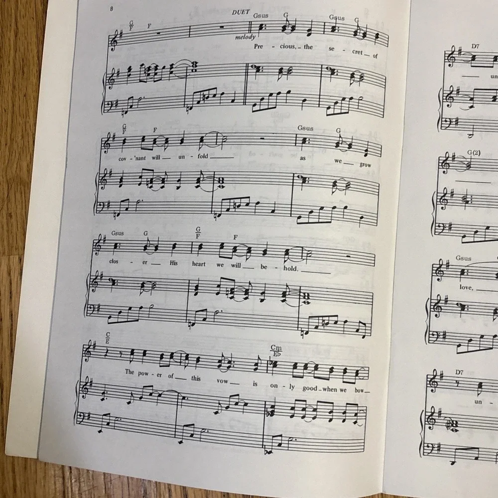 TIME‎ FOR JOY CONTEMPORARY SONGS FOR WEDDINGS Songbook 1980 Sacred Songs Music